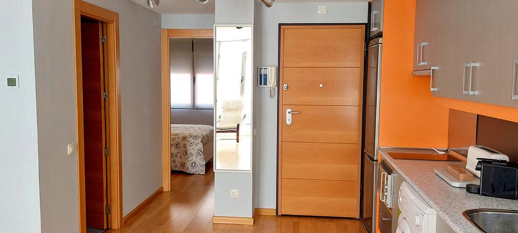 Kuchyň nebo kuchyňský kout v ubytování Apartamento 1