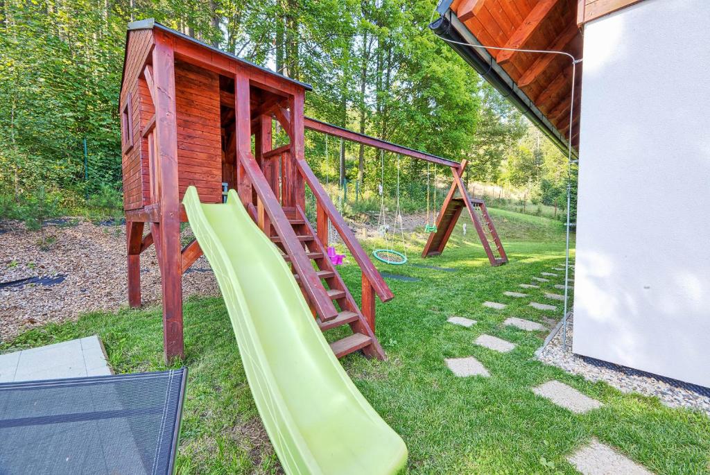 Zahrada ubytování Wellness Chalupa Horní Orlice