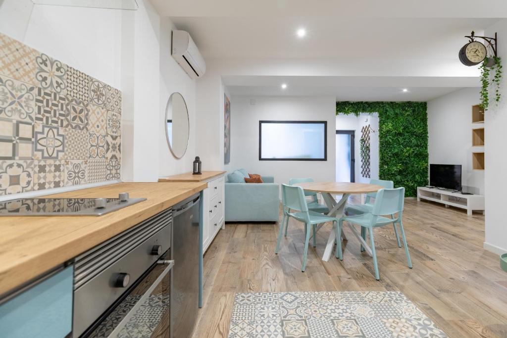 Kuchyňa alebo kuchynka v ubytovaní ApartUP Ruzafa Vertical