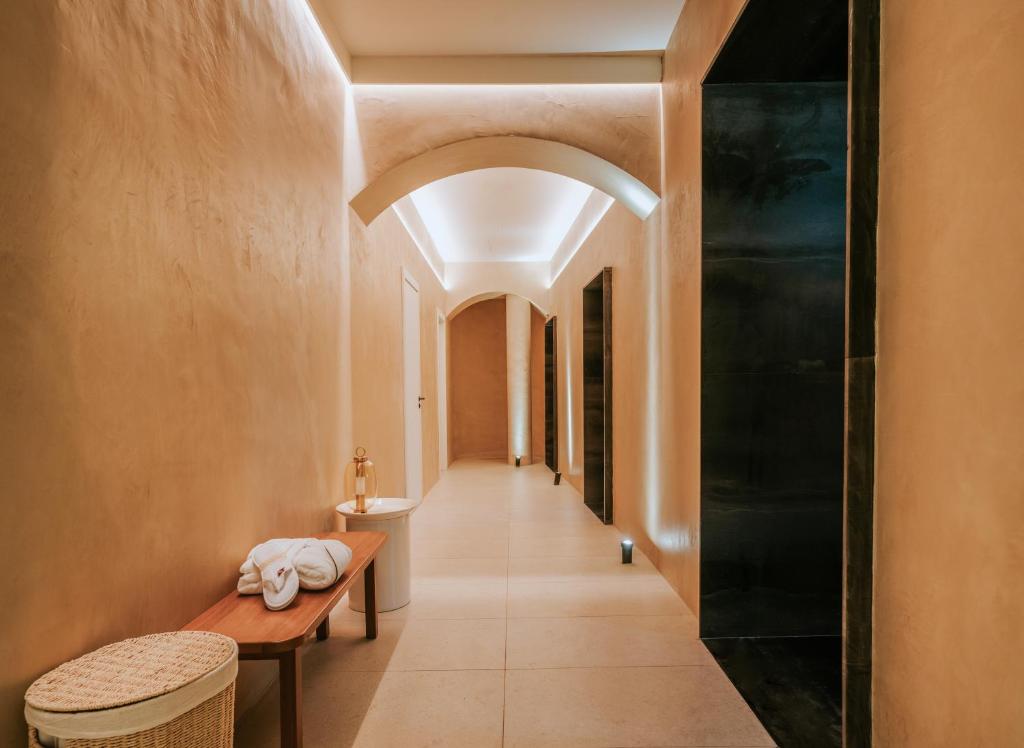 Koupelna v ubytování Gran Hotel Mas d'en Bruno