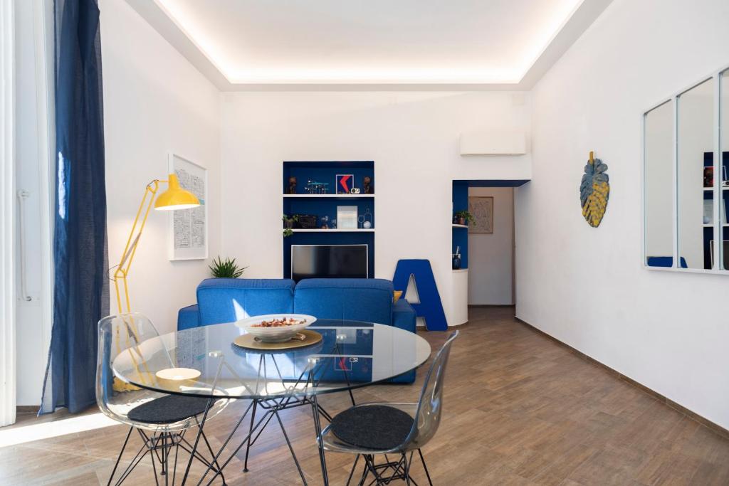 Część wypoczynkowa w obiekcie La Casa Blu a Toledo di Alberto