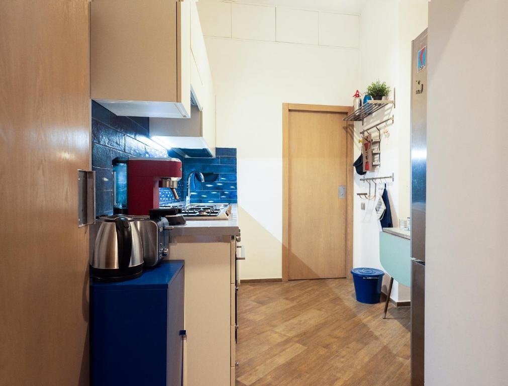 Kuchnia lub aneks kuchenny w obiekcie La Casa Blu a Toledo di Alberto