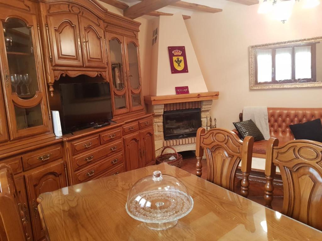 Posezení v ubytování Rincón de Ayllon