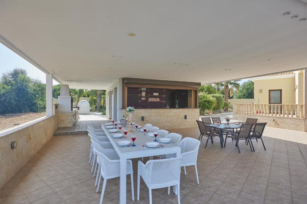 Balkón nebo terasa v ubytování Sparta Luxury Villa