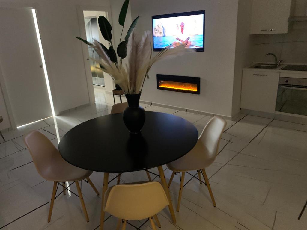 Kuchyň nebo kuchyňský kout v ubytování 50 m2 Apartment