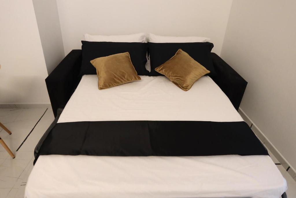 Postel nebo postele na pokoji v ubytování 50 m2 Apartment
