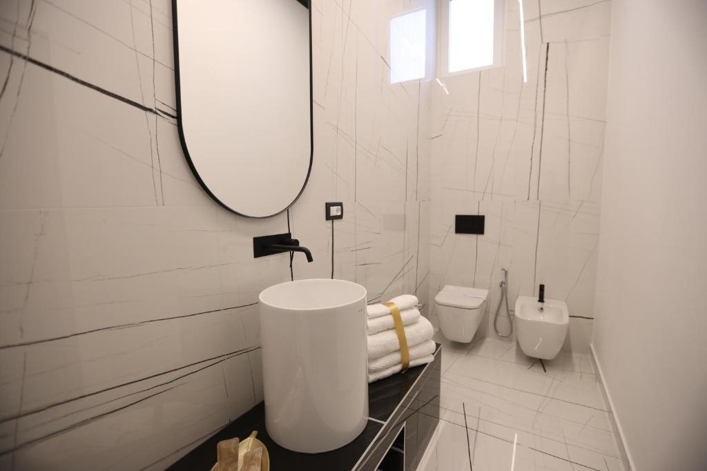 Koupelna v ubytování 50 m2 Apartment