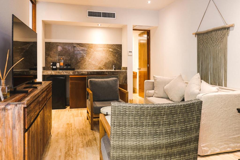 Kuchyň nebo kuchyňský kout v ubytování Kimpton Aluna Resort Tulum by IHG