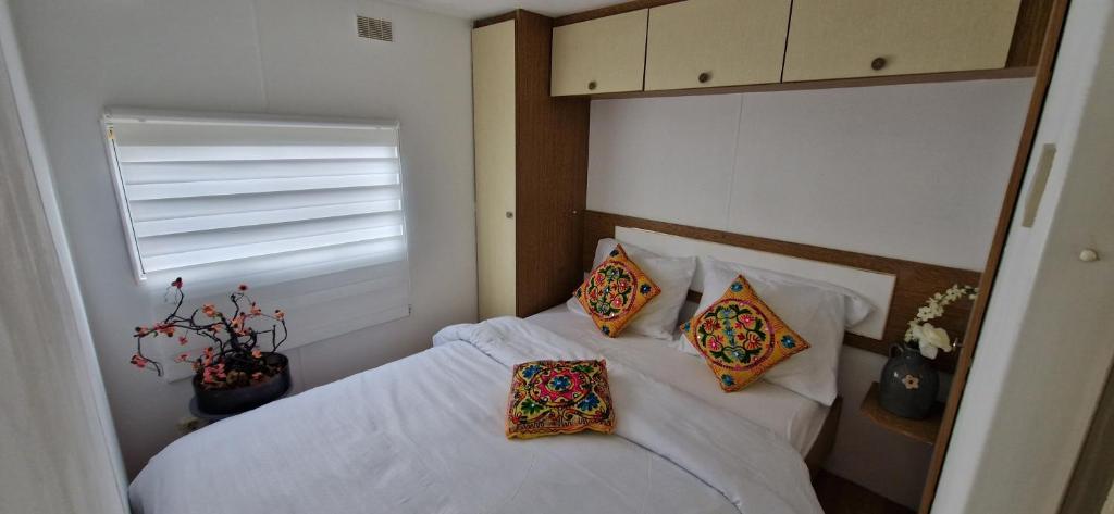 Postel nebo postele na pokoji v ubytování Accommodatie met tuin