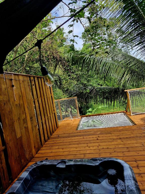Zahrada ubytování PURA VIDA Lodge Cabane perchée