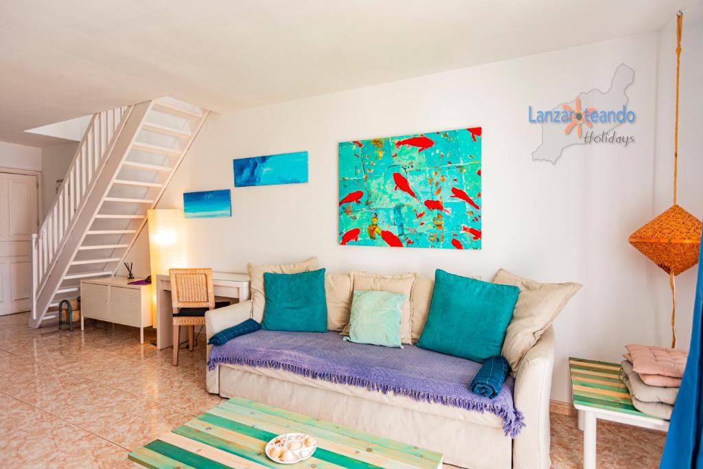 Posedenie v ubytovaní Vivienda Vacacional Sunny - duplex apartment 2beds 2 baths