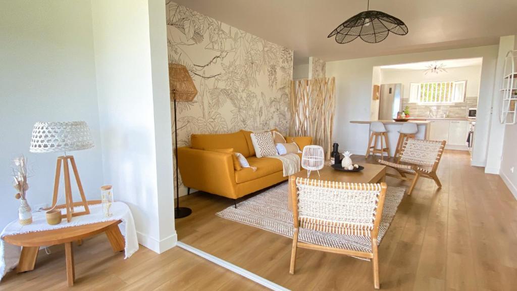Posezení v ubytování Soley ka Chofé, Anse Mitan, Sublime T3 refait à neuf vue mer