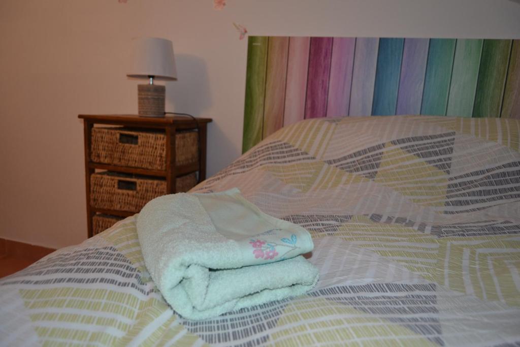 Postel nebo postele na pokoji v ubytování Apartamento la alberca 3