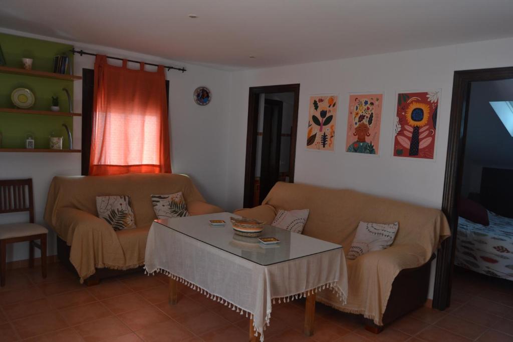 Posezení v ubytování Apartamento la alberca 3