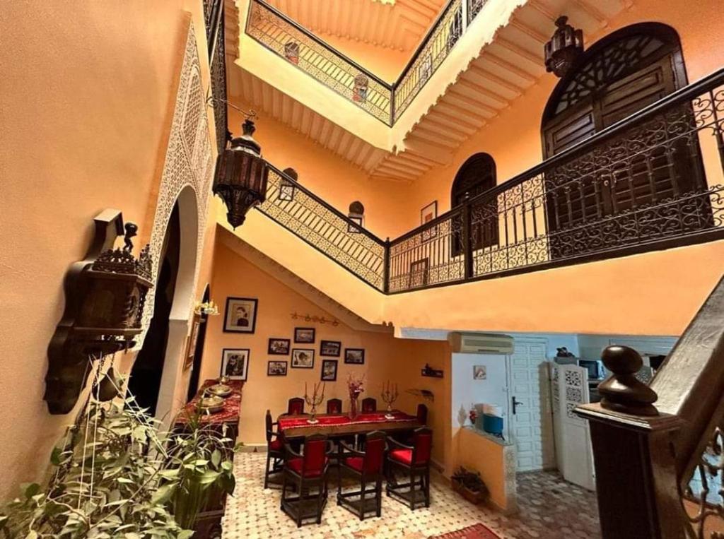 Restaurace v ubytování Riad Lahbiba