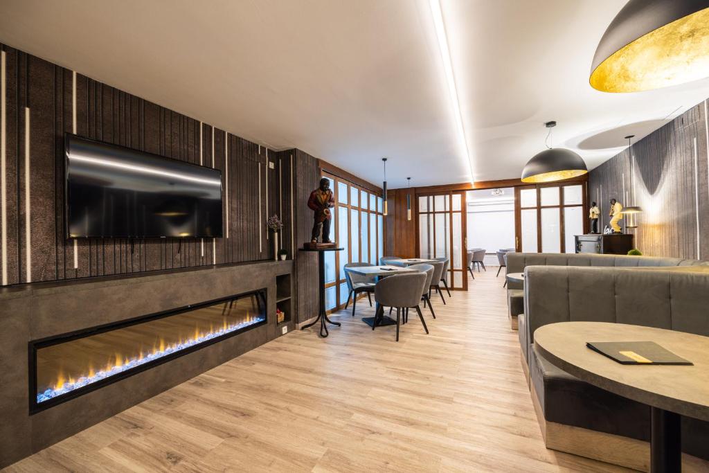 Posezení v ubytování Hotel del Prado