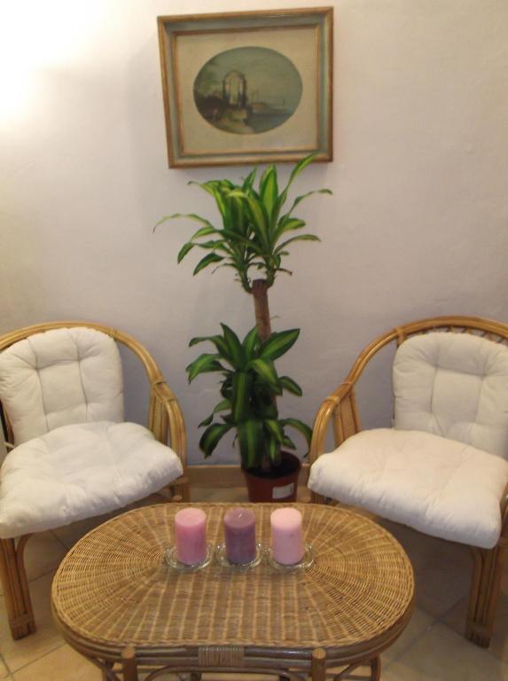 Posezení v ubytování B&B Casa Fei