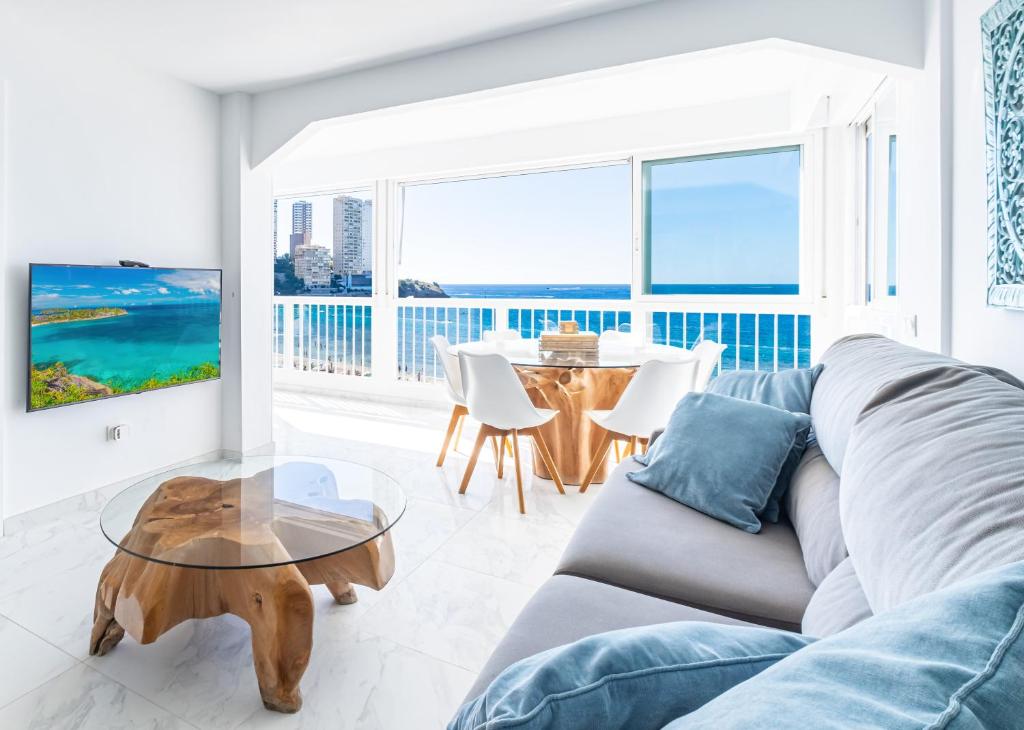Posezení v ubytování Veracruz 5-C Deluxe Apartment Levante Beach