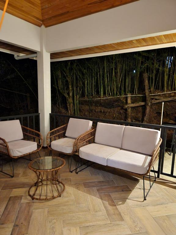 Posezení v ubytování Itzá Casa Monteverde
