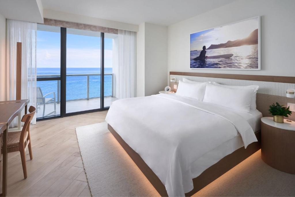 W South Beach - Maravillosa Suite De Una Habitación, Balcón