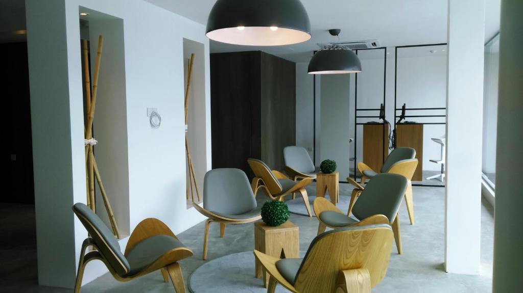 Posezení v ubytování T+ Hotel Butterworth