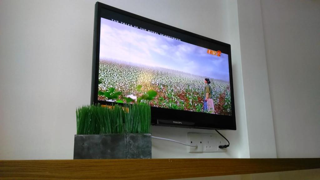 TV a/nebo společenská místnost v ubytování T+ Hotel Butterworth