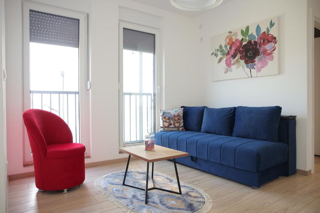 Posezení v ubytování Apartman Ruby
