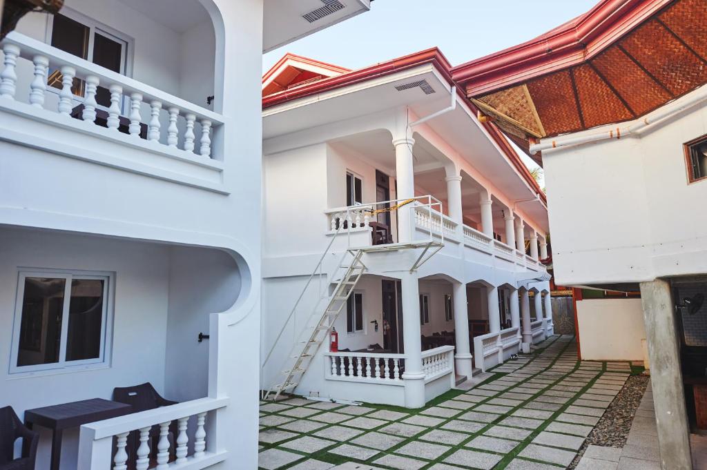 Balkón nebo terasa v ubytování Hotel Gray in Boracay
