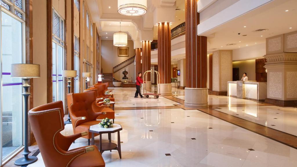 A seating area at PARKROYAL Yangon