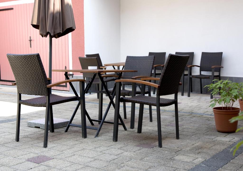 Posezení v ubytování Hotel Garni Goldene Traube