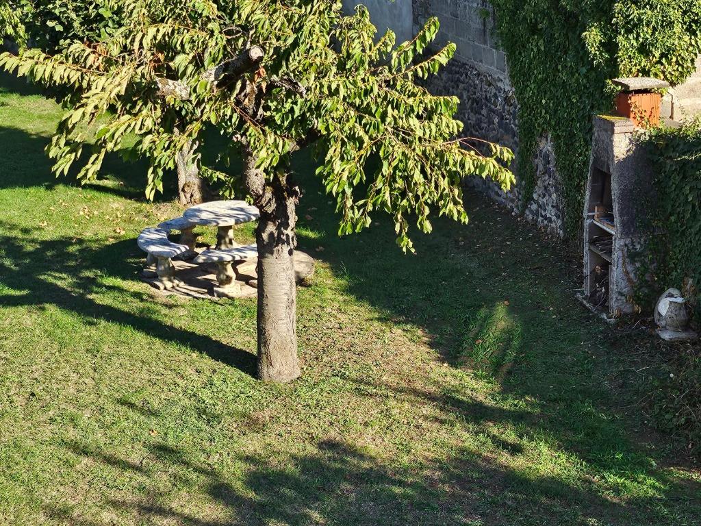 Vonkajšia záhrada v ubytovaní LA BOURZEDE