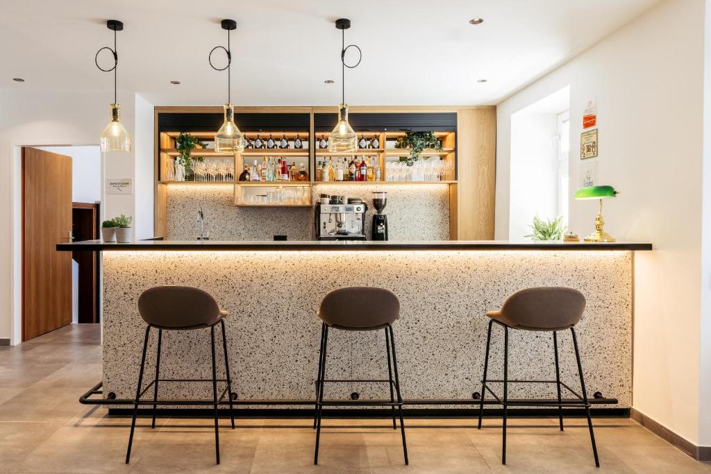 Lounge nebo bar v ubytování Bio-Hotel Schani Wienblick