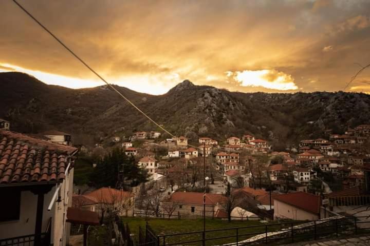 Widok na góry z tego pensjonatu