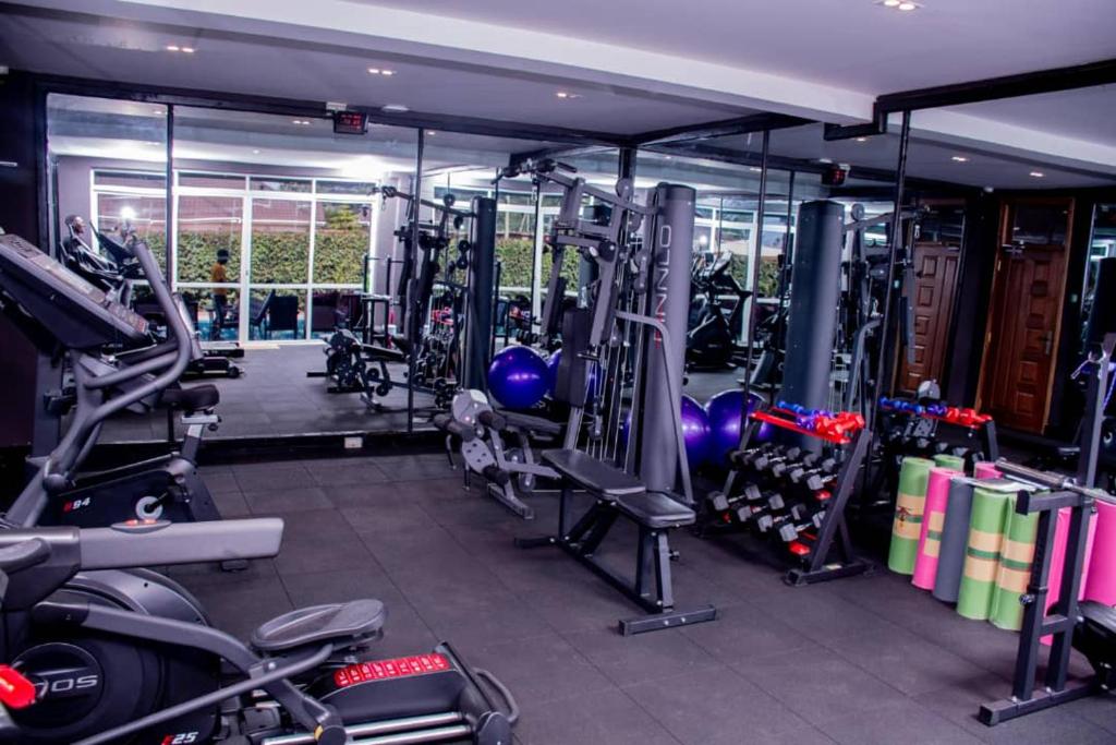 Fitness centrum a/nebo fitness zařízení v ubytování Lux Suites Eldoret Luxury Villas