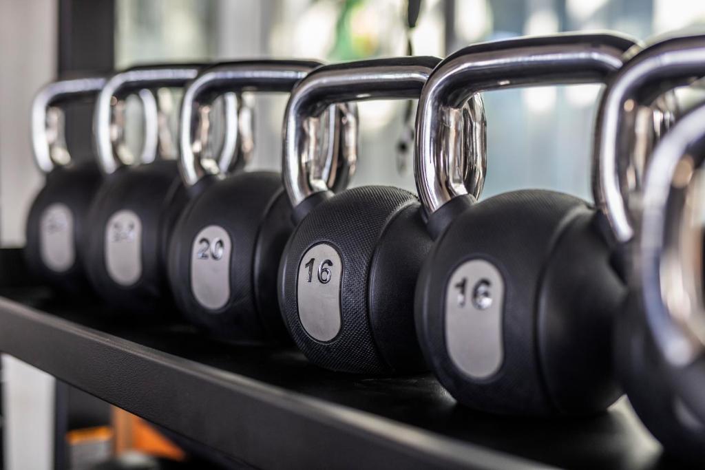 Fitness centrum a/nebo fitness zařízení v ubytování First Hotel Planetstaden