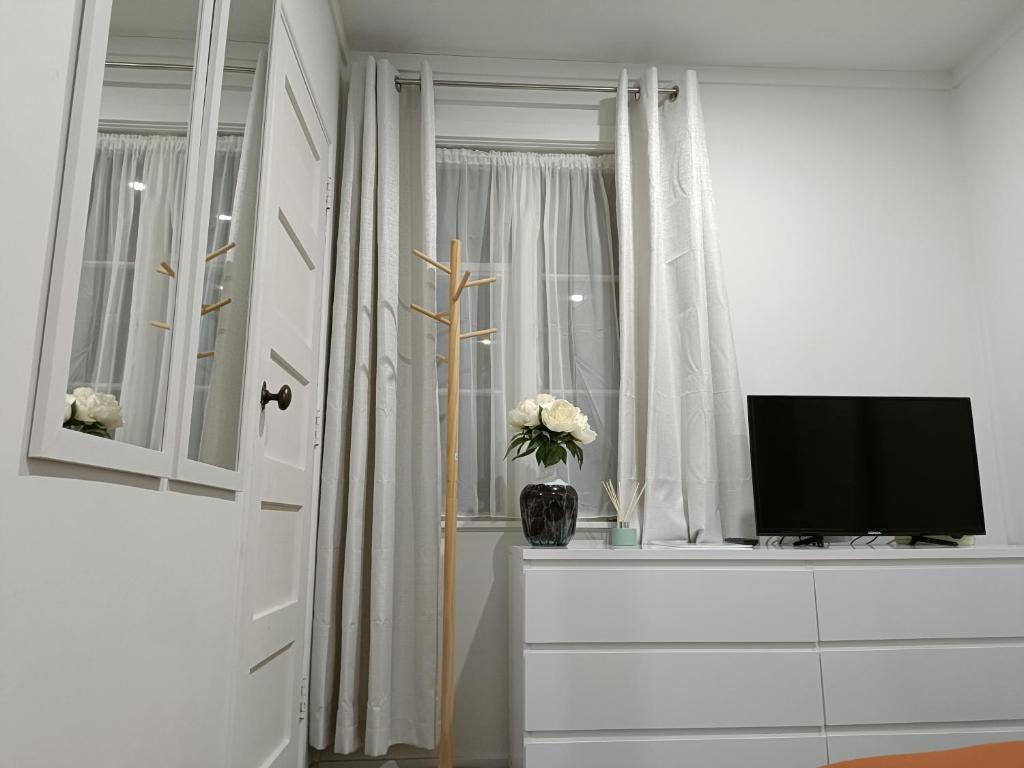 TV a/nebo společenská místnost v ubytování Bright & Comfy Stay in Newly Renovated Home with parking