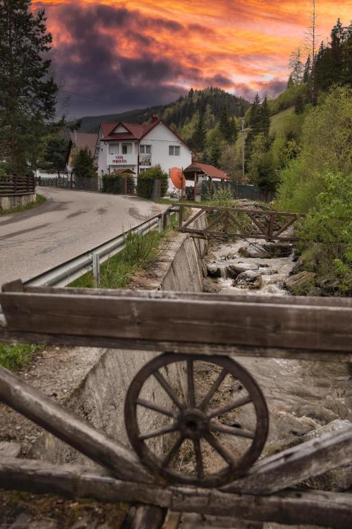 Peisaj natural din apropierea acestei pensiuni