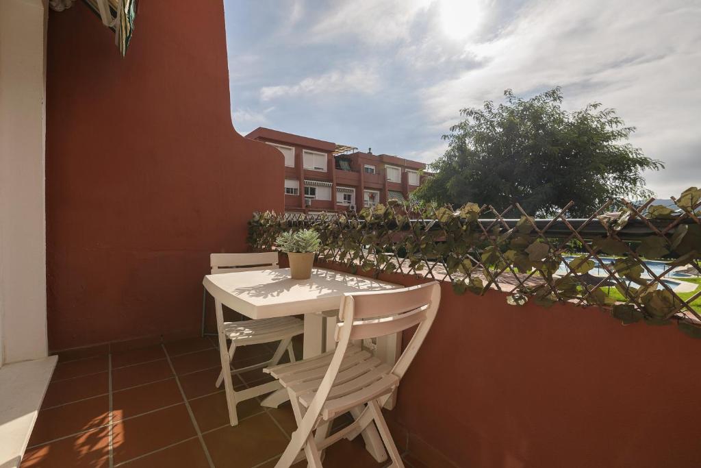 Balkon lub taras w obiekcie Camarote de Algetares