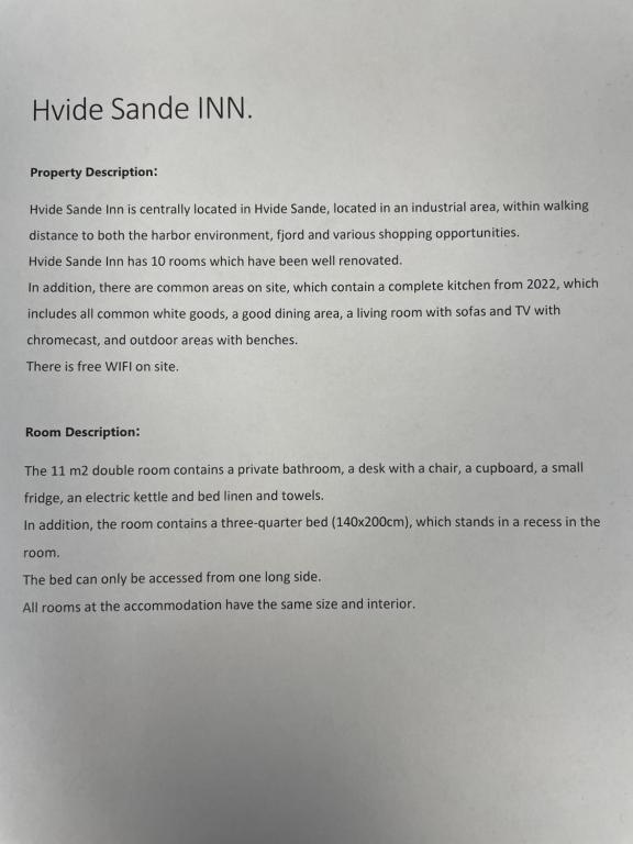Fotografie z fotogalerie ubytování Hvide Sande Inn v destinaci Hvide Sande