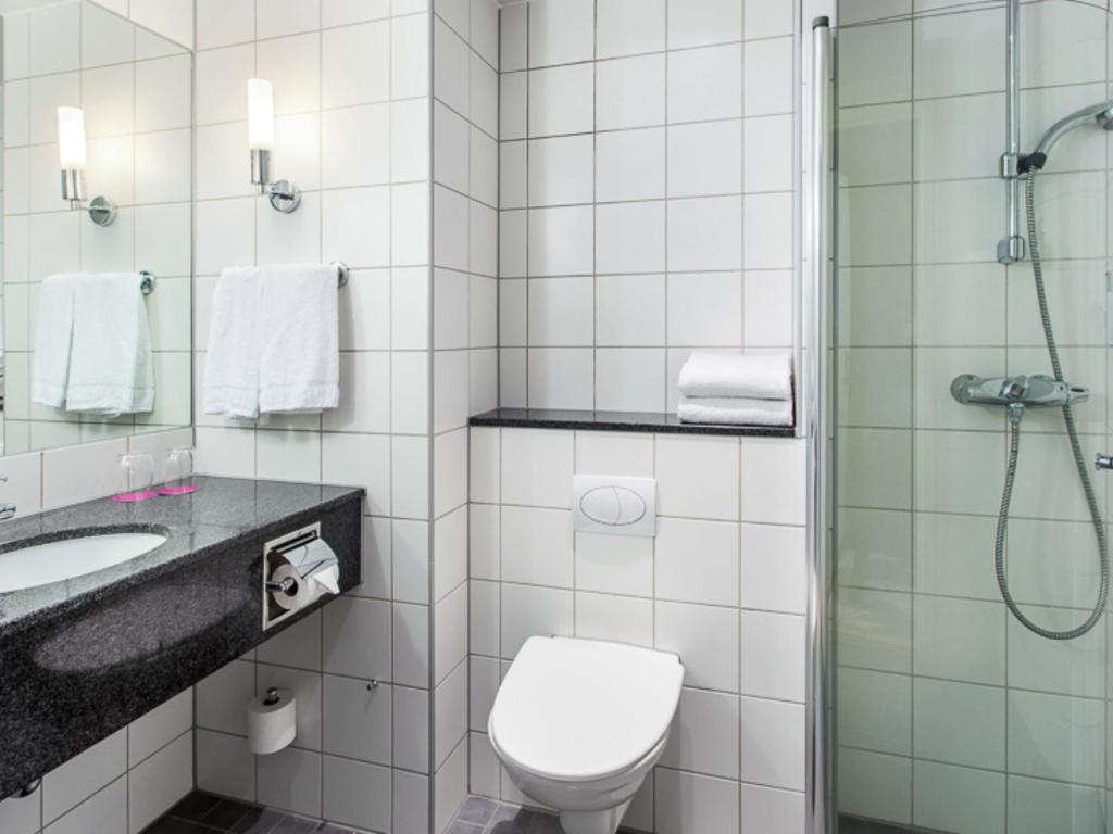 Koupelna v ubytování Quality Hotel Fredrikstad
