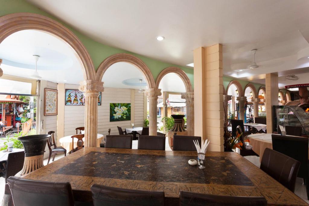 Posezení v ubytování Da Mario Hotel & Restaurant