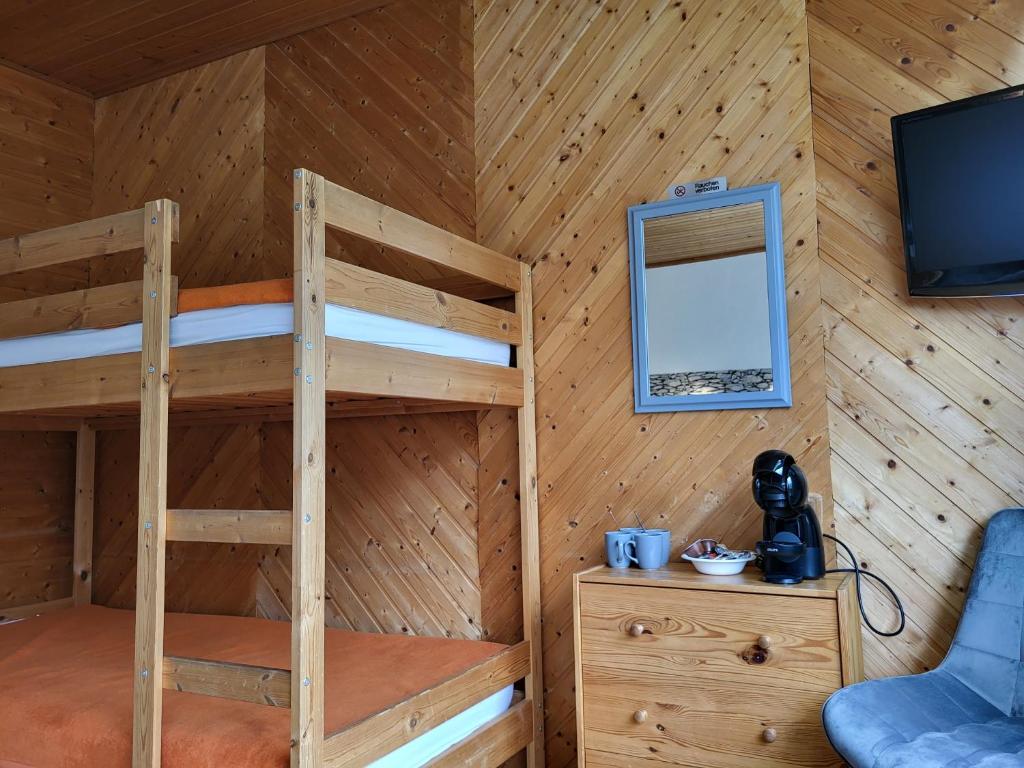 Postel nebo postele na pokoji v ubytování Pension Terra