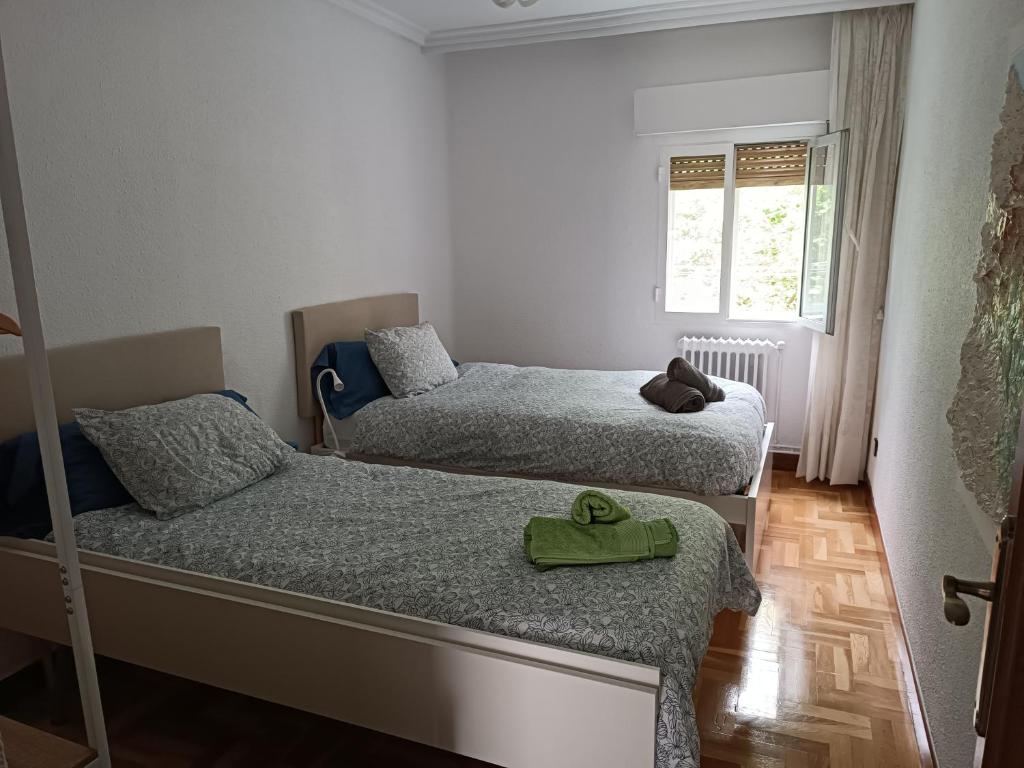Posteľ alebo postele v izbe v ubytovaní Apartamento Pamplona a 10 minutos del centro