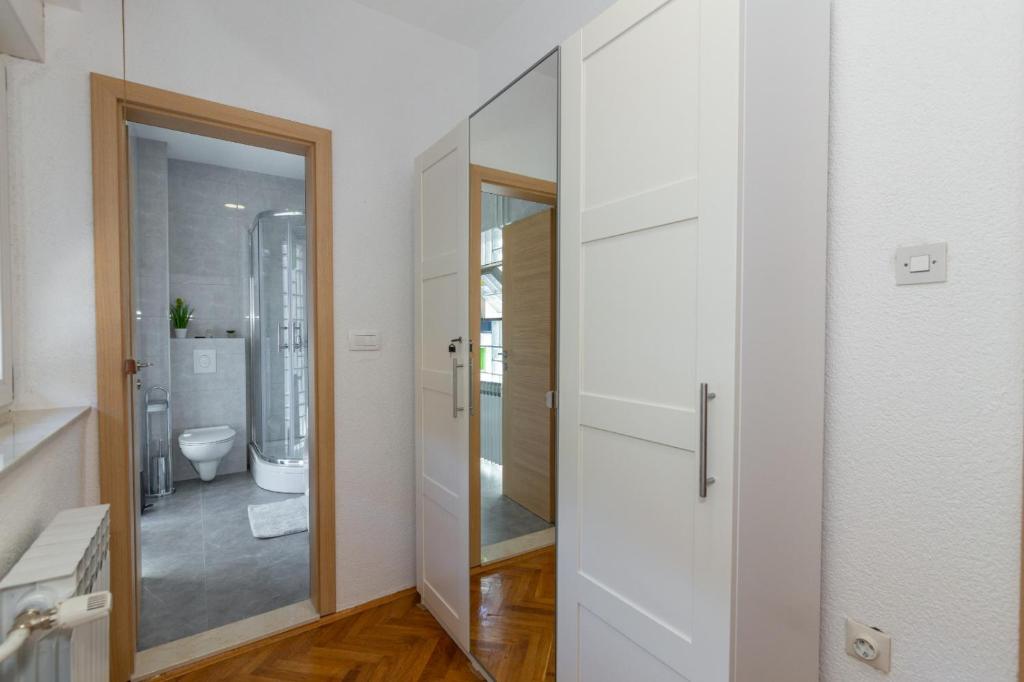 Koupelna v ubytování Apartman Dragomir