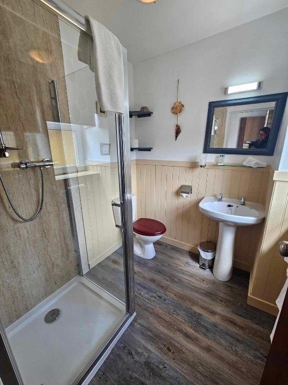 Koupelna v ubytování Park Lodge Hotel