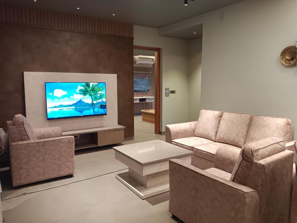 O zonă de relaxare la SScoconest Luxury Service Apartments
