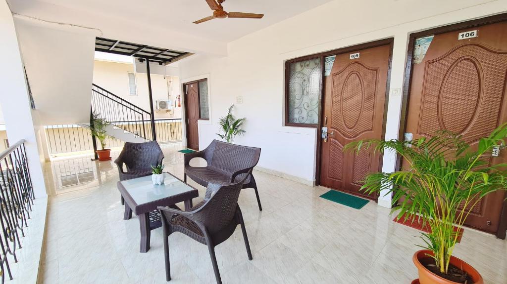 Posezení v ubytování Jackson Beach House Calangute