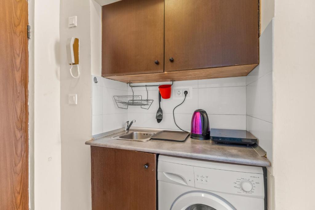 Kuchyň nebo kuchyňský kout v ubytování Apartamento a 200m de la Playa
