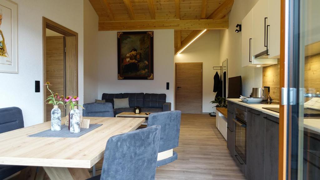 Kuchyň nebo kuchyňský kout v ubytování Kaunergrat Appartement