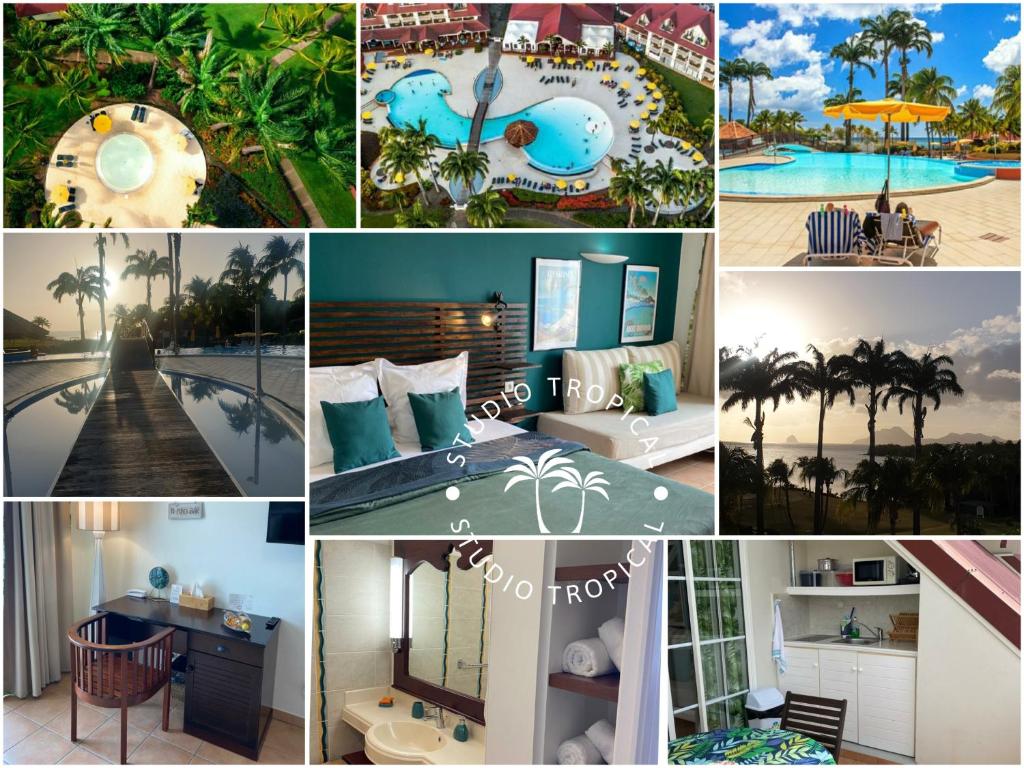 Fotografie z fotogalerie ubytování Studio Tropical avec vue mer dans une résidence hôtelière v destinaci Sainte-Luce